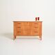 Commode scandinave en bois d'orme, années 1950