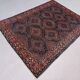 Vintage Kamseh rug 147x203 cm, medium, tribal oriental carpet 2542