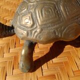 Ancient bronze tortoise ashtray