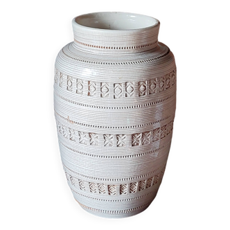 Ceramic vase by Aldo Londi for Bitossi 30cm 1950