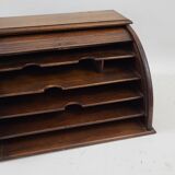 Wooden roller mail sorter binder
