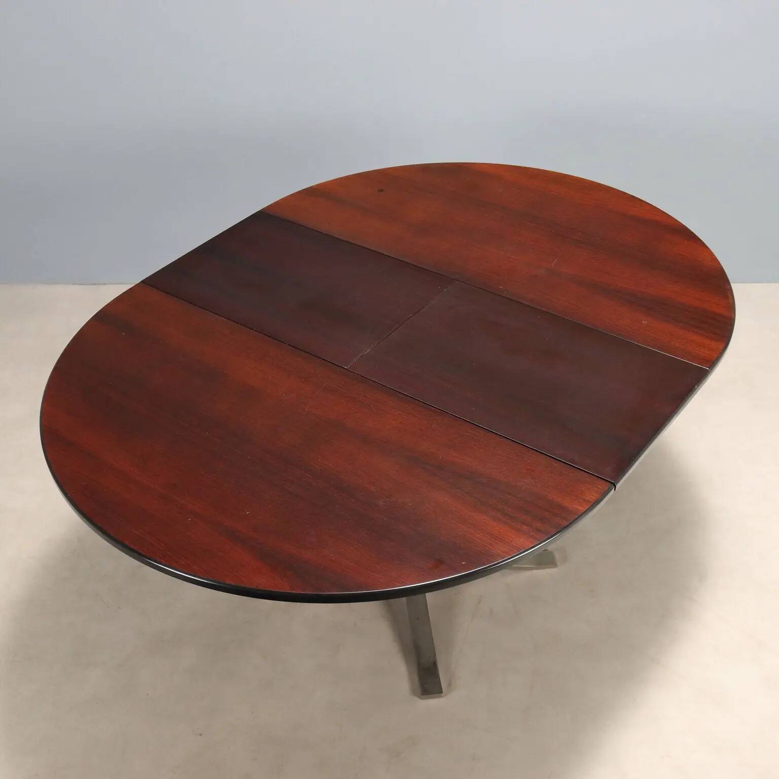 Formanova table vintage design G. Moscatelli in wood, Italy, 1970s