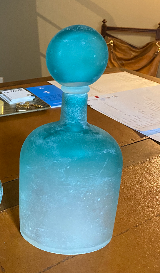 Murano Cenedese glass bottle