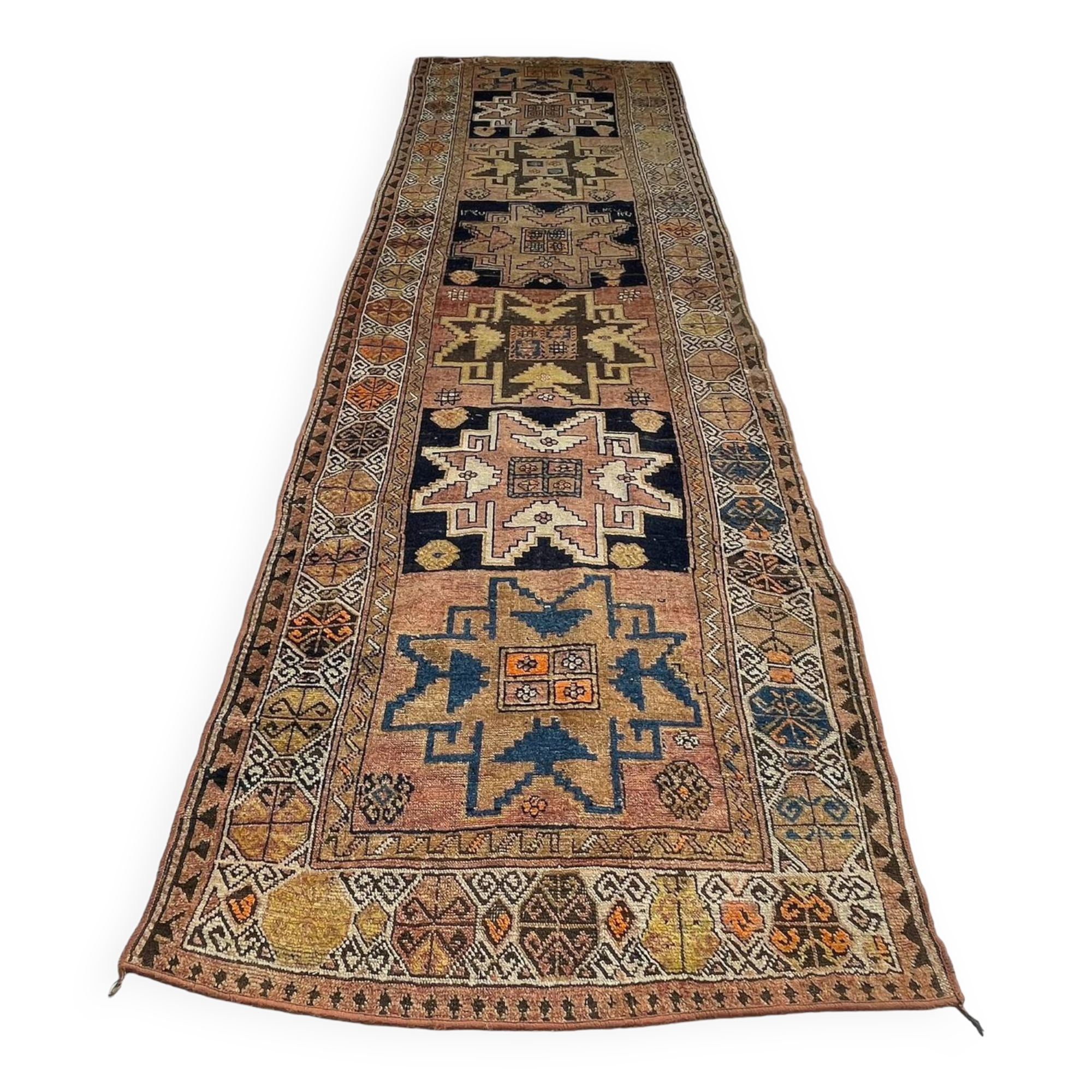 Antique Turkish Rug Runner ,  326 x 96 cm