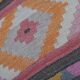 Vintage Turkish hallway rug 78x274 cm