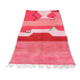 Traditional handmade natural wool beni ourain rug 1.4/2.6 m