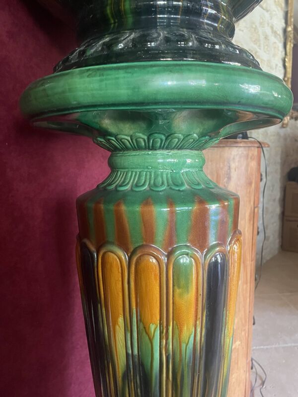 Ensemble colonne et cache pots