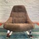 Chaise et ottoman Earth par Percival Lafer, années 1970, Brésil.