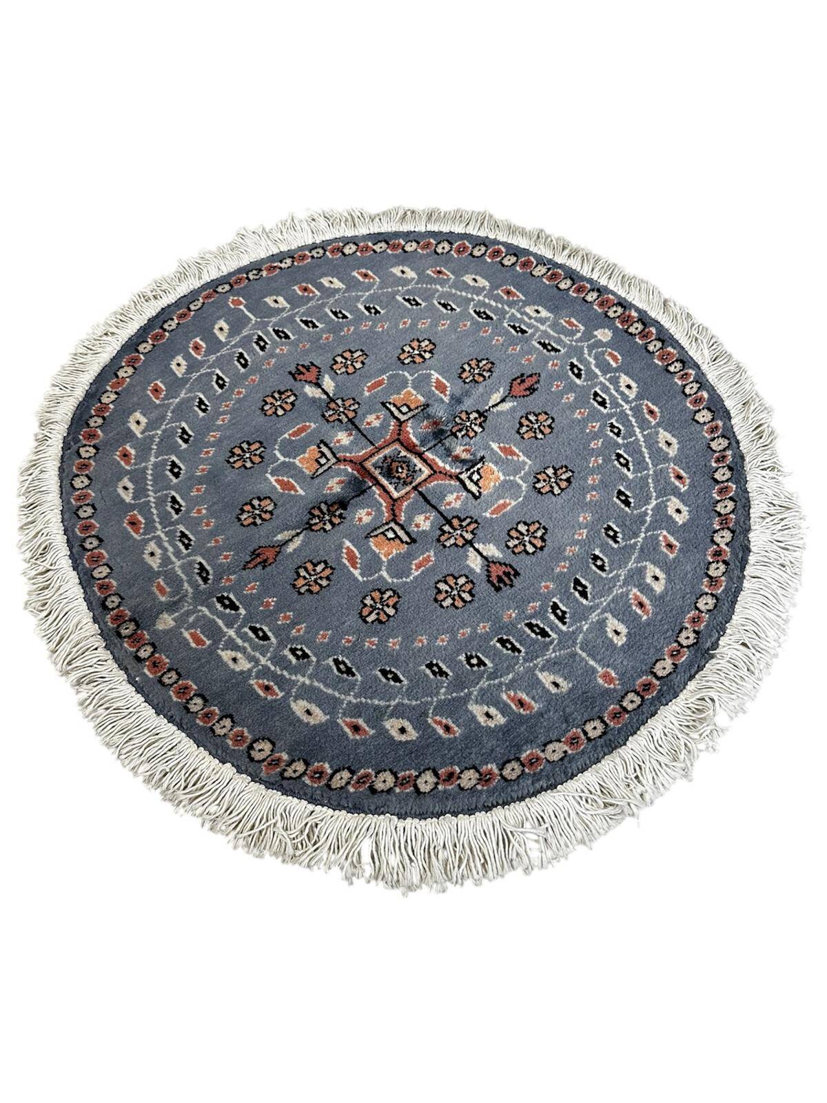 Tapis persan rond fait main