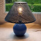 Blue lamp.
