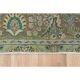Tapis vintage persan fait main en laine et coton orange, années 1970