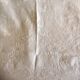 Large white ceremonial tablecloth