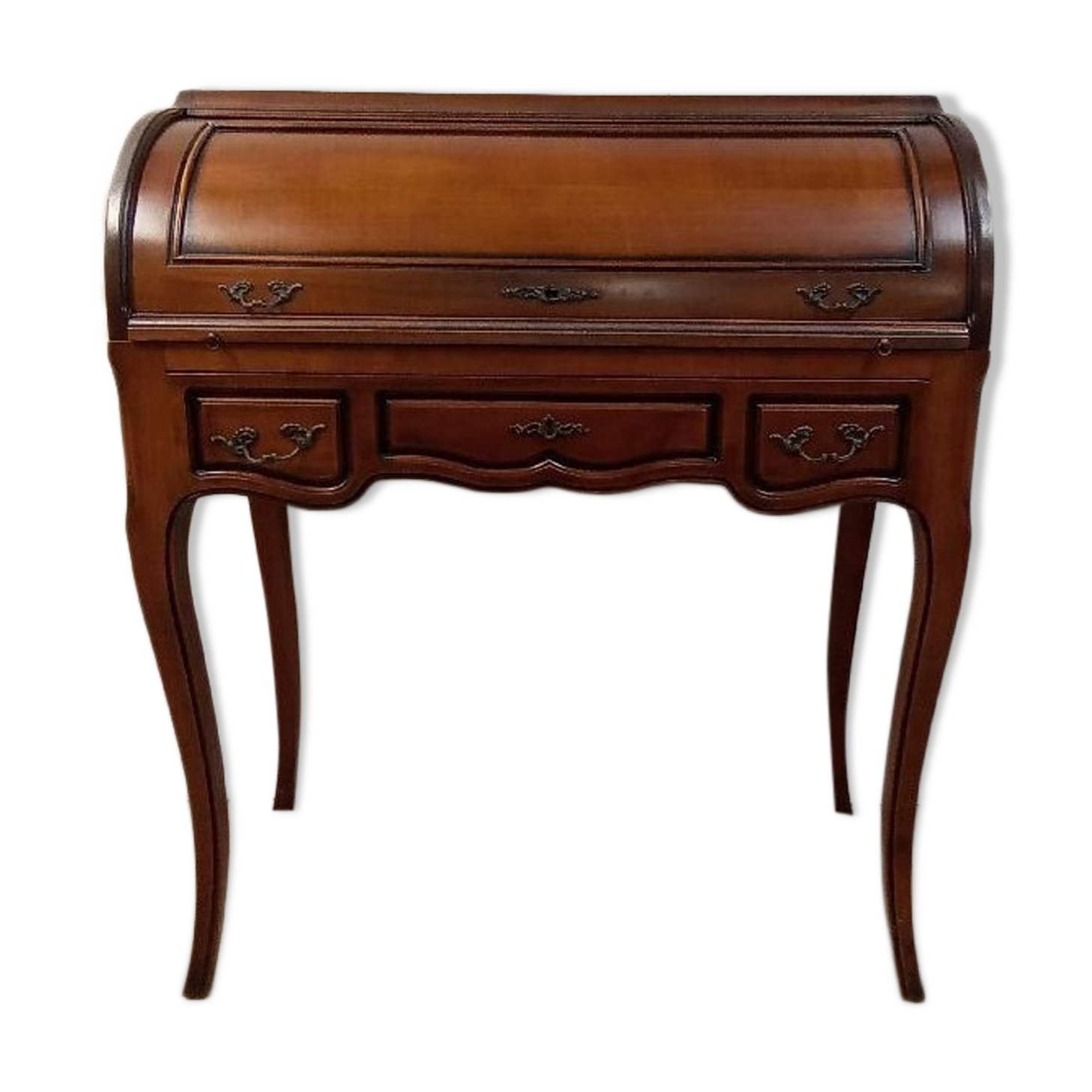 Louis XV style cylinder desk