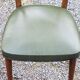 Pair of 50's Scandinavian style mahogany chairs