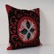 Vintage embroidered cushion cover 51x51 cm