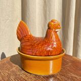 Terrine in a chicken shape