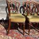 Suite de six chaises d’époque XIX eme en acajou