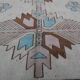 Vintage Turkish hallway rug 151x238 cm
