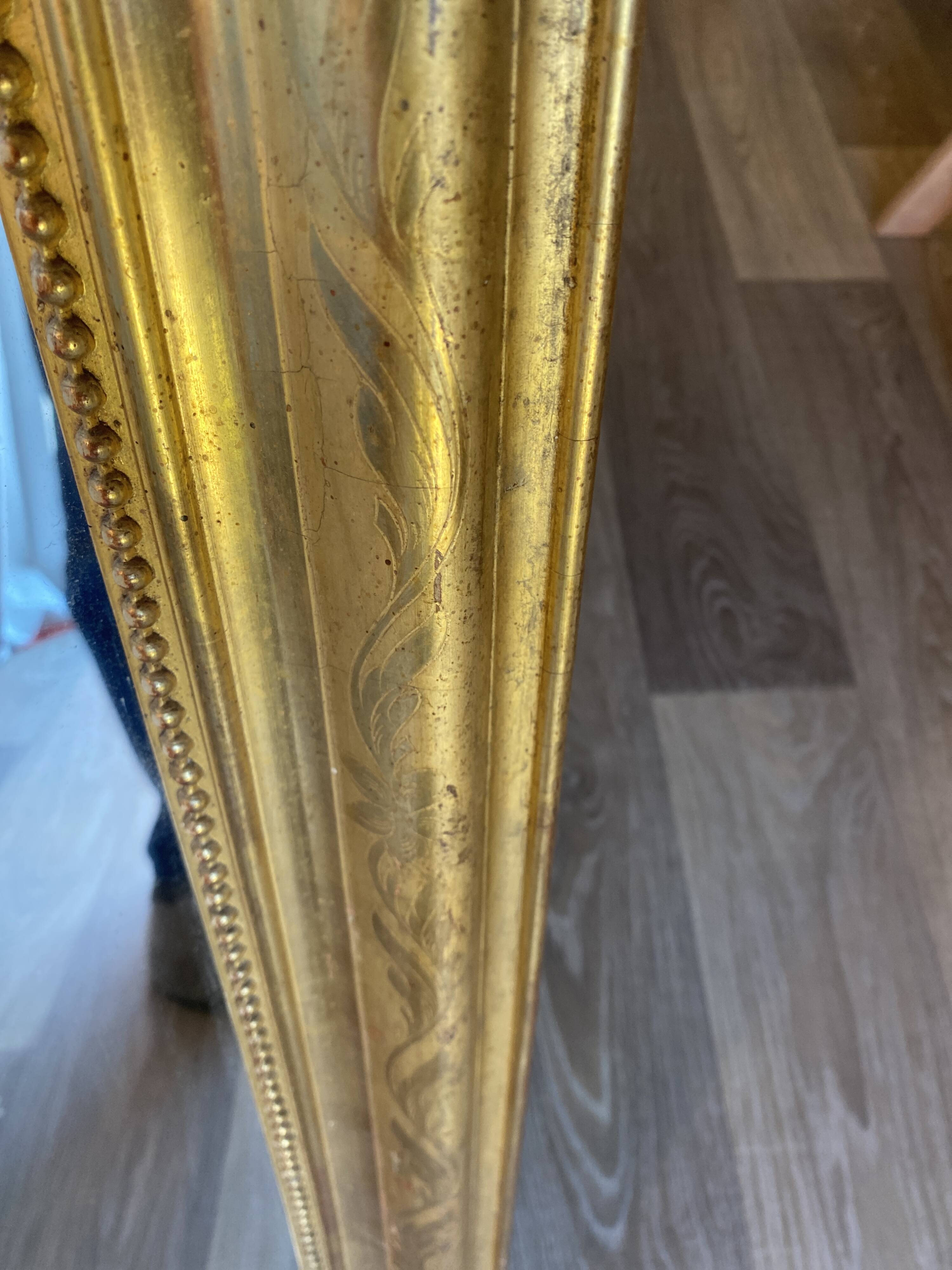 Louis Philippe gold mirror 109x78