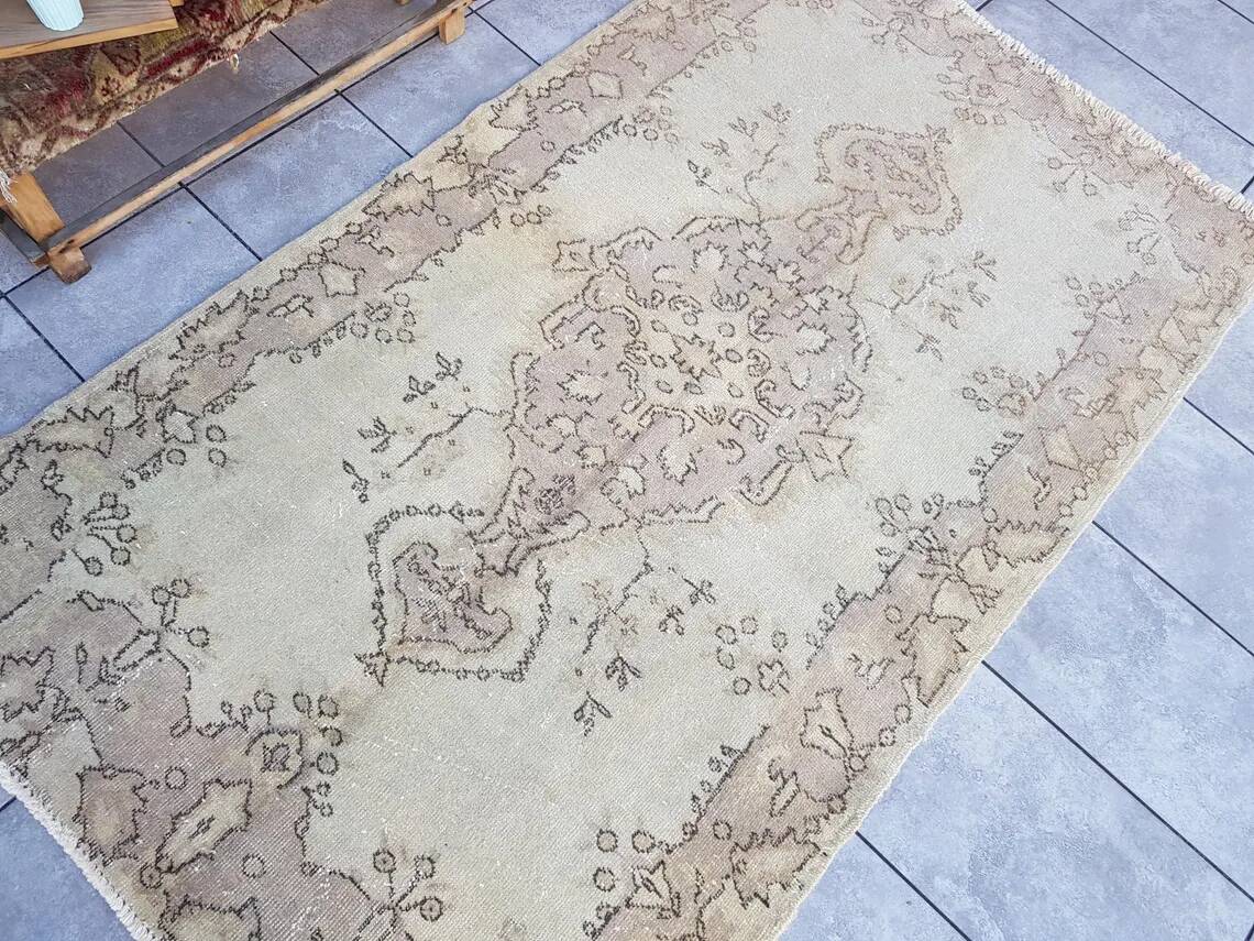 Tapis oushak anatolien beige