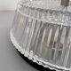 Flush mount crystal glass ceiling light from the mid-century, 1960s, Germany