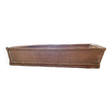 Wicker rattan basket