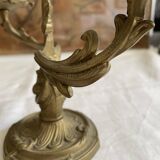 Bougeoirs 2 branches bronze