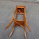 Vintage Art Nouveau shelf in solid wood and bamboo Maugrion Fran