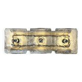 large ceiling lights or Murano glass wall sconces probably by Mazzega