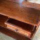 Vintage wooden and rattan counter bar