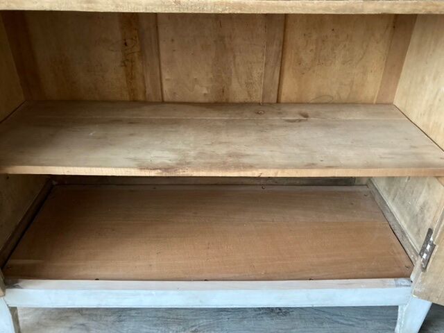 Old white Parisian buffet