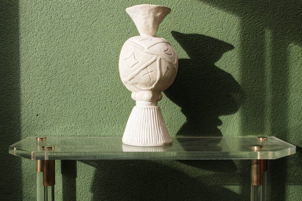 Large ceramic vase from France, attributed to Pierre Casenove.