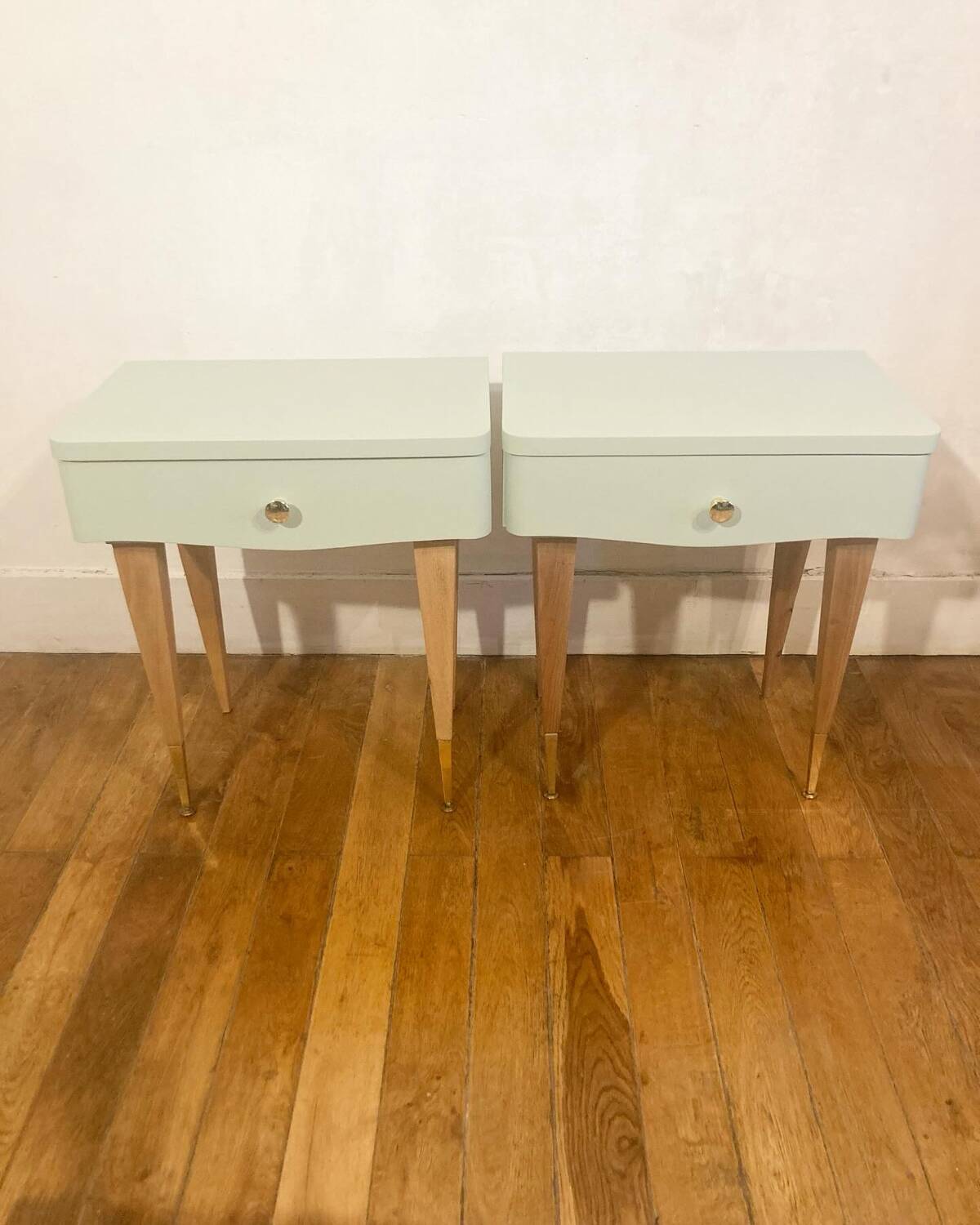Pair of vintage bedside tables