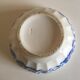 Country XL bowl in old faience blue flower décor