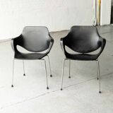 Set of 2 dining chairs by Straatman, Loral & Cie, Belgium, 1960's