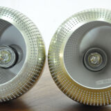 Pair of Guldpendel hanging lamps by Vilhelm Lauritzen for Louis Poulsen, Danish 1960s