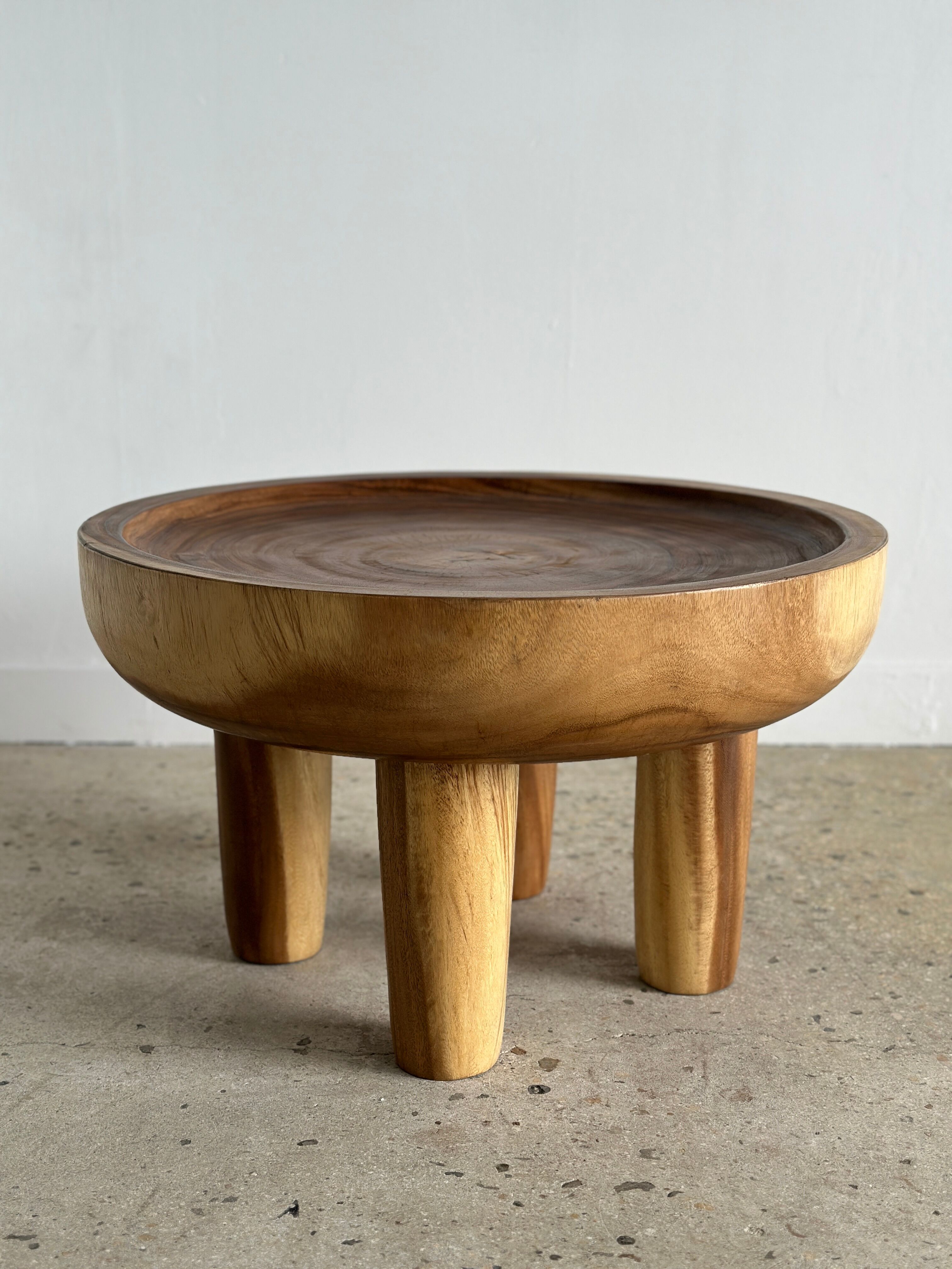 Coffee table, quadripod suar coffee table