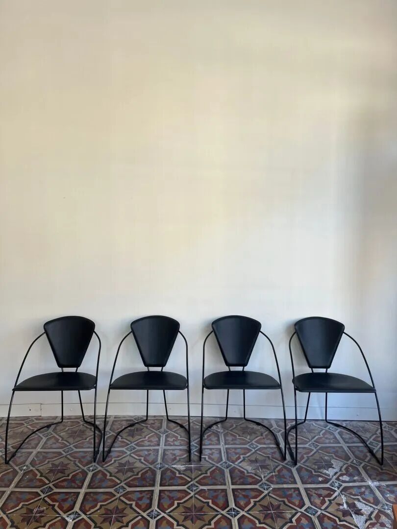‘Linda’ dining chairs – Arrben (Italy, ’80s)