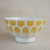 Faceted iron earth bowl