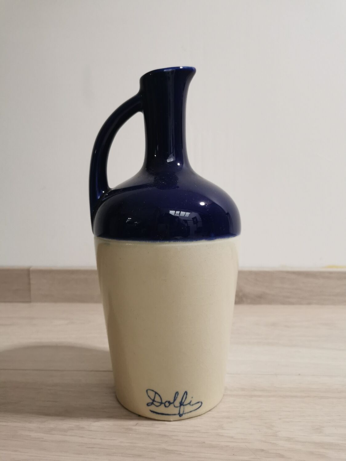 Antique ceramic bottle Dolfi Vintage