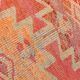 Faded Tribal Runner, 101x309Cm Wool Runner Rug, Boho Hallway Rug