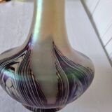 Large early 20th century Loetz Bohemia iridescent art glass vase