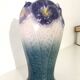 Art Nouveau vase in polychrome slipware • Onnaing pottery