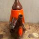 Enamelled ceramic coffee pot signed Vallauris - 1960s