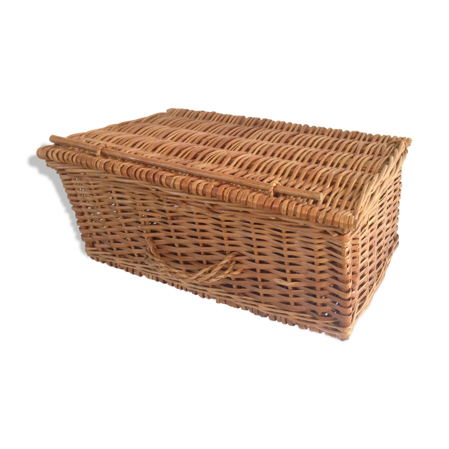 Vintage Wicker trunk