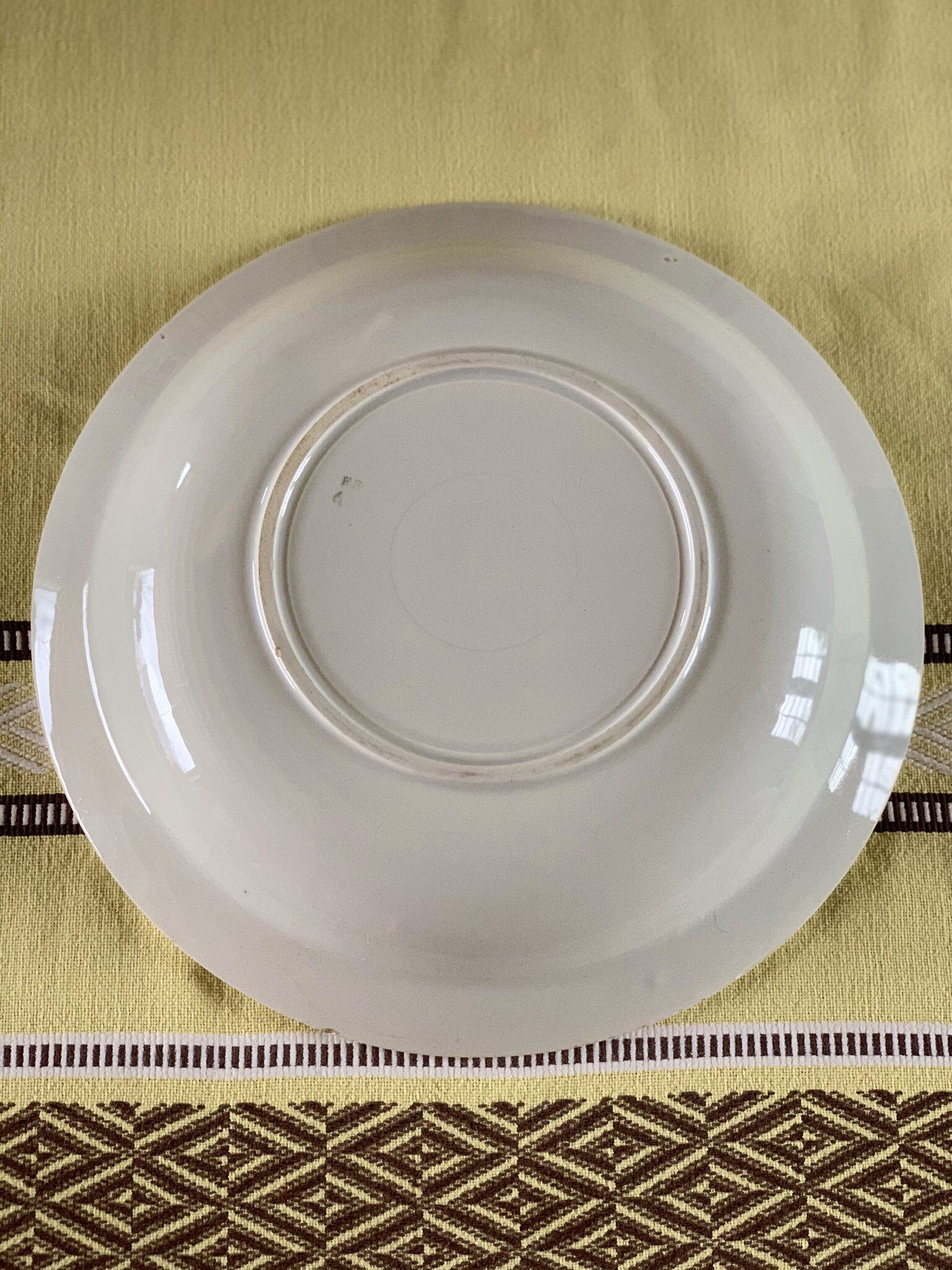 Hollow round dish Badonviller 1950