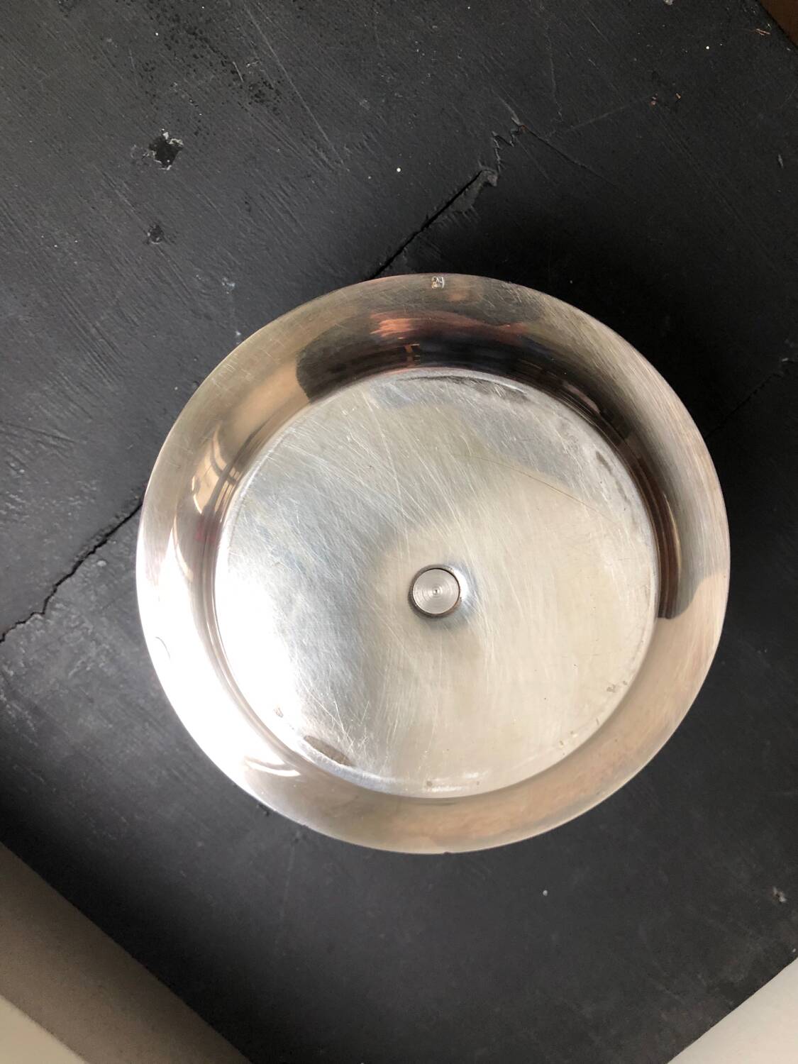 Silver-plated candlestick