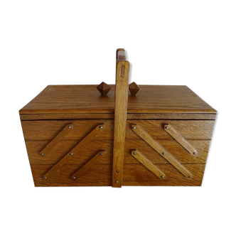 Worker to lay in vintage wood