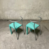 Two starck Dr. Glob chairs edited by Philippe Starck by Kartell italy