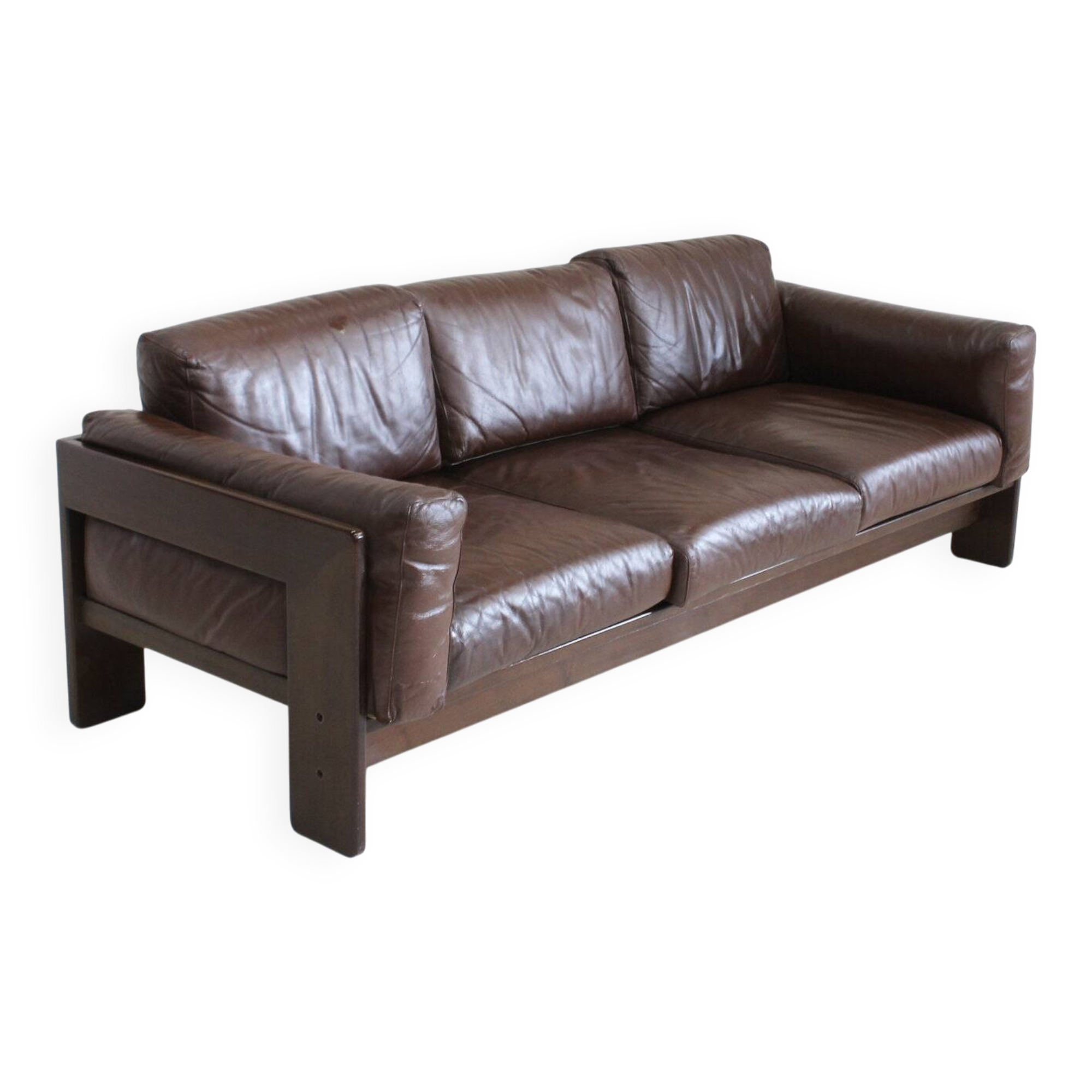 Vintage Bastiano 3 seater sofa by Tobia Scarpa for Gavina 1970s